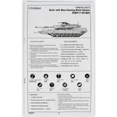 Trumpeter 07277 1/72 Ölçek, M1A1 Mayın Temizleme Aparatlı Tank, Plastik Model Kiti - 4