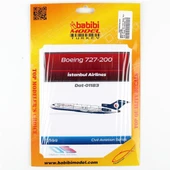 Babibi DAT-01183 1/144 Ölçek, İstanbul Hava Yolları Boeing 727-200, Dekal Çıkartma thumbnail 1