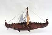 Gianhien Fb0021W80 Oseberg Viking Fargag Ahşap Hazır Yelkenli Gemi Maketi thumbnail 2