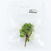 Hobbytime 9 Cm. Yuvarlak Formlu Bahar Yeşili Ağacı Modeli, 2 Adet thumbnail 2