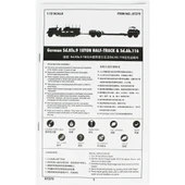 Trumpeter 07275 1/72 Ölçek, Sd.Kfz.9 (18t) Yarı Paletli Araç ve Sd.Ah.116 Dorse, Plastik Model Kiti - 4