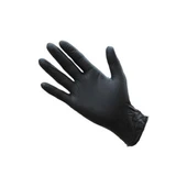 SİYAH, LATEX KORUYUCU ELDİVEN, Medyum, 5 ÇİFT thumbnail 1