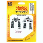 Babibi BD3-0010 1/32 Ölçek, RF-4E TM Phantom Revell İçin Kokpit Seti, Dekal Çıkartma thumbnail 1