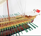 Gianhien Ts0129P Bastarde Ahşap Hazır Yelkenli Gemi Maketi thumbnail 4