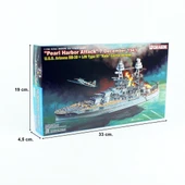 Dragon 7127 1/700 Ölçek, U.S.S. Arizona BB-39 Savaş Gemisi ve IJN Type 97 (Kate) Bombardıman Uçağı plastik Model Kiti thumbnail 5