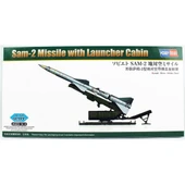 HobbyBoss 82933 1/72 Ölçek, Fırlatıcı Kabinli SAM-2 Füzesi, Plastik Model Kiti - 1