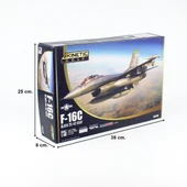 Kinetic K48102 1/48 Ölçek, F-16C Blok 25/42 USAF Savaş Uçağı, Plastik Model kiti thumbnail 5