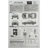 Fujimi ID-299 04746 1/24 Ölçek, Nissan JECS Skyline (Skyline GT-R [BNR32 Gr.A]) 1992, Yarış Aracı Plastik Model Kiti thumbnail 4