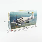 Hasegawa 2466 1/72 Ölçek, A-1H Skyraider w/ Rocket pod, (Limited Edition), Savaş Uçağı Plastik Model Kiti - 5