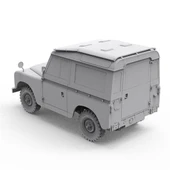 AK 35013 1/35 Ölçek, Land Rover 88 Series IIA (Steyşın Vagon), Askeri Araç Plastik Model Kiti thumbnail 3