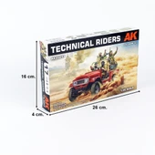 AK 35017 1/35 Ölçek, 4 Adet Teknik Mürettebat, Plastik Figür Kiti thumbnail 5