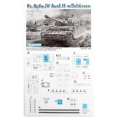 Dragon 7497 1/72 Ölçek, Pz.Kpfw. IV Ausf. H (Extra Zırhlı) Tankı  Plastik Model Kiti thumbnail 3