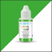 Hobbytime 496 18 ml. Floresan Yeşil, RAL6038 (Fluo.Green), Akrilik Model Boyası thumbnail 1