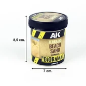 AK 8019 250 ml. Plaj Kumu, Akrilik, Diorama Serisi Zemin Dokusu thumbnail 3