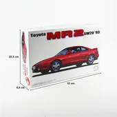Fujimi ID-40 04730 1/24 Ölçek, Toyota New MR-2 1993, Otomobil Plastik Model Kiti thumbnail 5