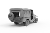 AK 35004 1/35 Ölçek, FJ43 Tenteli SUV (IDF ve LAF Silahlı), Askeri Araç Plastik Model Kiti thumbnail 3