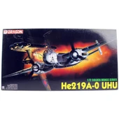 Dragon 5005 1/72 Ölçek, He219A-0 Uhu ( Golden Wing Serisi) Savaş Uçağı Plastik Model Kiti - 1
