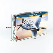 Mistercraft E065 1/72 XFY-1 (Pogo) Savaş Uçağı Plastik Model Kiti thumbnail 4