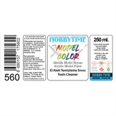 Hobbytime 560 250 ml. El Aleti Temizleme Sıvısı (Tools Cleaner) thumbnail 2