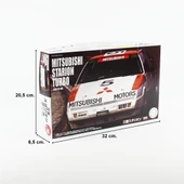 Fujimi ID-289 04689 1/24 Ölçek, Mitsubishi Starion 1985, Yarış Aracı Plastik Model Kiti thumbnail 5