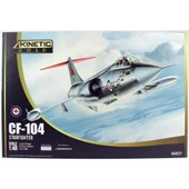 Kinetic K48127 1/48 Ölçek, CF-104 Starfighter Savaş Uçağı, Plastik Model kiti thumbnail 1