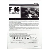 Kinetic K48153 1/48 Ölçek, KF-16U (ROKAF Viper) Savaş Uçağı, Plastik Model kiti thumbnail 3