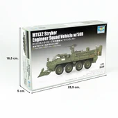 Trumpeter 07456 1/72 Ölçek, M1132 Stryker İstihkam Aracı w/SOB, Plastik Model Kiti - 5