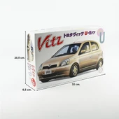 Fujimi ID-23 04738 1/24 Ölçek, Toyota Vitz 5doors Type U, Otomobil Plastik Model Kiti thumbnail 5