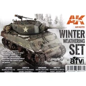 AK 4270 4 lü Kış Efekti, Model Boyası Seti thumbnail 1