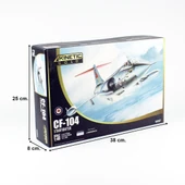 Kinetic K48127 1/48 Ölçek, CF-104 Starfighter Savaş Uçağı, Plastik Model kiti thumbnail 4