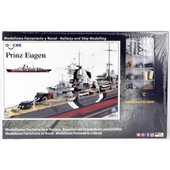 Occre 16000 1/200 Ölçek, Prinz Eugen, 107 cm. Ağır Alman Kruvazörü,  Ahşap Model Kiti thumbnail 1