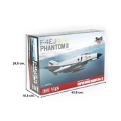 SWS 48-12 1/48 Ölçek, F-4EJ Kai Phantom II Savaş Uçağı, Plastik Model kiti thumbnail 5
