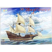 Trumpeter 01201 1/60 Ölçek, Mayflower Yelkenli Kargo Gemisi, Plastik Model Kiti thumbnail 1