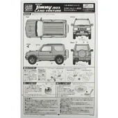 Fujimi C-NX-15 06632 1/24 Ölçek, Suzuki Jimny JB23 (Rand Venture/Nocturne Blue Pearl), Cip Plastik Model Kiti thumbnail 4
