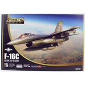 Kinetic K48102 1/48 Ölçek, F-16C Blok 25/42 USAF Savaş Uçağı, Plastik Model kiti thumbnail 1