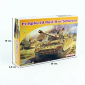 Dragon 7497 1/72 Ölçek, Pz.Kpfw. IV Ausf. H (Extra Zırhlı) Tankı  Plastik Model Kiti thumbnail 4