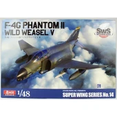 SWS 48-14 1/48 Ölçek, F-4G Phantom II (Wild Weasel V) Savaş Uçağı, Plastik Model kiti thumbnail 1