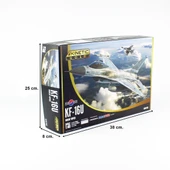 Kinetic K48153 1/48 Ölçek, KF-16U (ROKAF Viper) Savaş Uçağı, Plastik Model kiti thumbnail 4