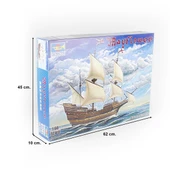 Trumpeter 01201 1/60 Ölçek, Mayflower Yelkenli Kargo Gemisi, Plastik Model Kiti thumbnail 5
