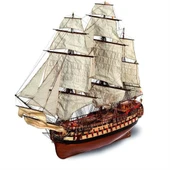 Occre 15000 1/70 Ölçek, Montanes, 125 cm. Yelkenli İspanyol Savaş Gemisi, Ahşap Model Kiti thumbnail 2