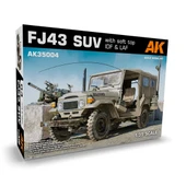 AK 35004 1/35 Ölçek, FJ43 Tenteli SUV (IDF ve LAF Silahlı), Askeri Araç Plastik Model Kiti thumbnail 1