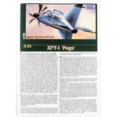 Mistercraft E065 1/72 XFY-1 (Pogo) Savaş Uçağı Plastik Model Kiti thumbnail 3