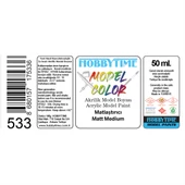 Hobbytime 533 50 ml. Matlaştırıcı (Matt Medium), Akrilik Model Boyası thumbnail 2