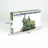 Dragon 6113 1/35 Ölçek, 3.Paraşütcü Timi Figürleri, Plastik Model Kiti thumbnail 5