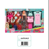 Cindy Makyaj Masalı Dolaplı Model Bebek Oyun Seti thumbnail 7