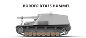 Border BT-035 1/35 Ölçek, 15cm s.FH 18/1 Hummel Sd. Kfz. 165 Geç Dönem Tankı, Plastik Model Kiti thumbnail 4