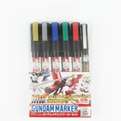 Mr.Hobby GMS-121 Gundam Marker Metallic Set.1, 6 Adet thumbnail 1