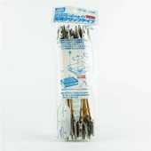 Mr.Hobby GT-100 Çift Tarafı Metal Klipsli, 19 cm. Ahşap Çubuk, 24 Adet thumbnail 2