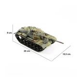 QD285 1/35 Ölçek, M48A2 us Kara Kuv., Sergilemeye Hazır Plastik Tank Modeli thumbnail 5