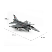 QD177 1/32 Ölçek, F-16D B50+ Pars Filo, Sergilemeye Hazır Savaşl Uçağı Modeli 2 F16 thumbnail 5